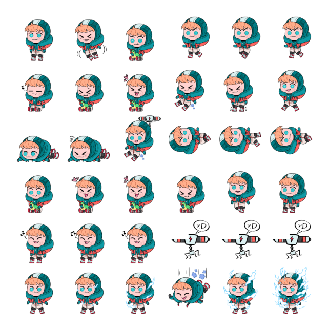 Wattson Shimeji Sprite Preview