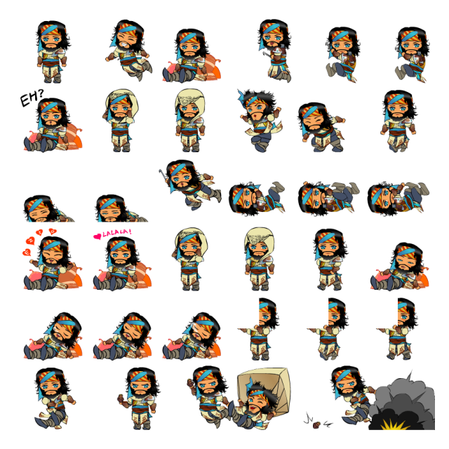 Yusuf Shimeji Sprite Preview