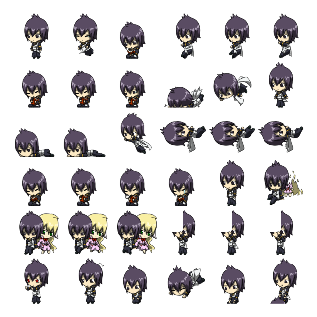 Zeref Shimeji Sprite Preview