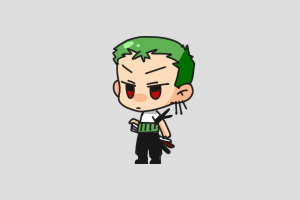 Zoro Shimeji featured image – free desktop pet from One Piece