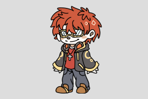 707 Shimeji featured image – free desktop pet from Mystic Messenger