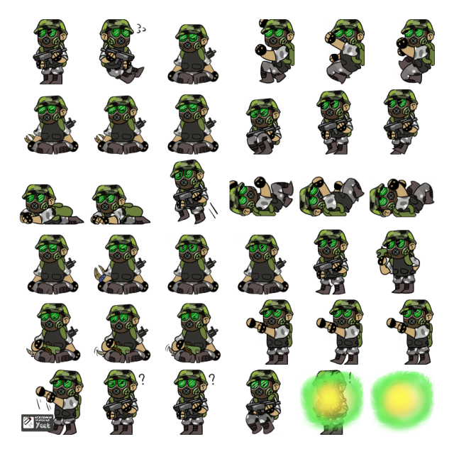 Adrian Shephard Shimeji Sprite Preview