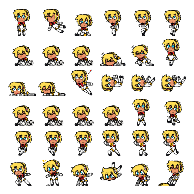 Aigis Shimeji Sprite Preview