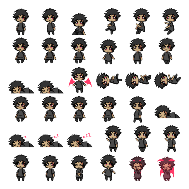 Akira Shimeji Sprite Preview
