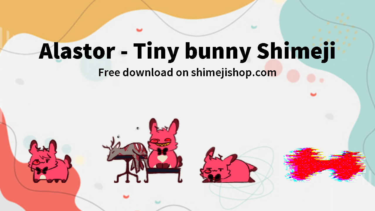 Alastor - Tiny bunny Shimeji Cover