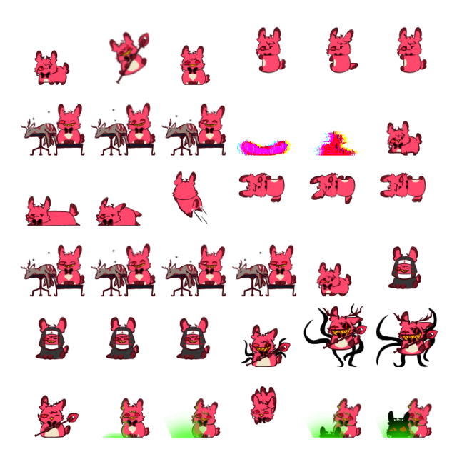 Alastor - Tiny bunny Shimeji Sprite Preview