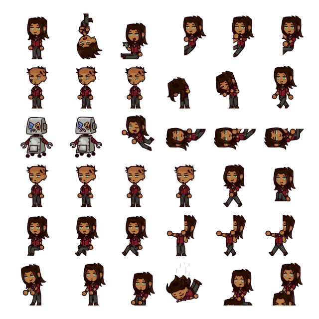 Alejandro Shimeji Sprite Preview