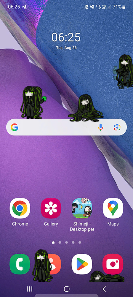 Alfonso Shimeji on Mobile