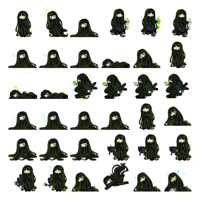 Alfonso Shimeji Sprite Preview