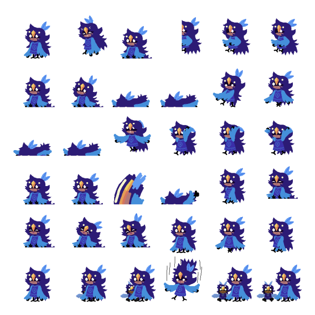 Alula Shimeji Sprite Preview