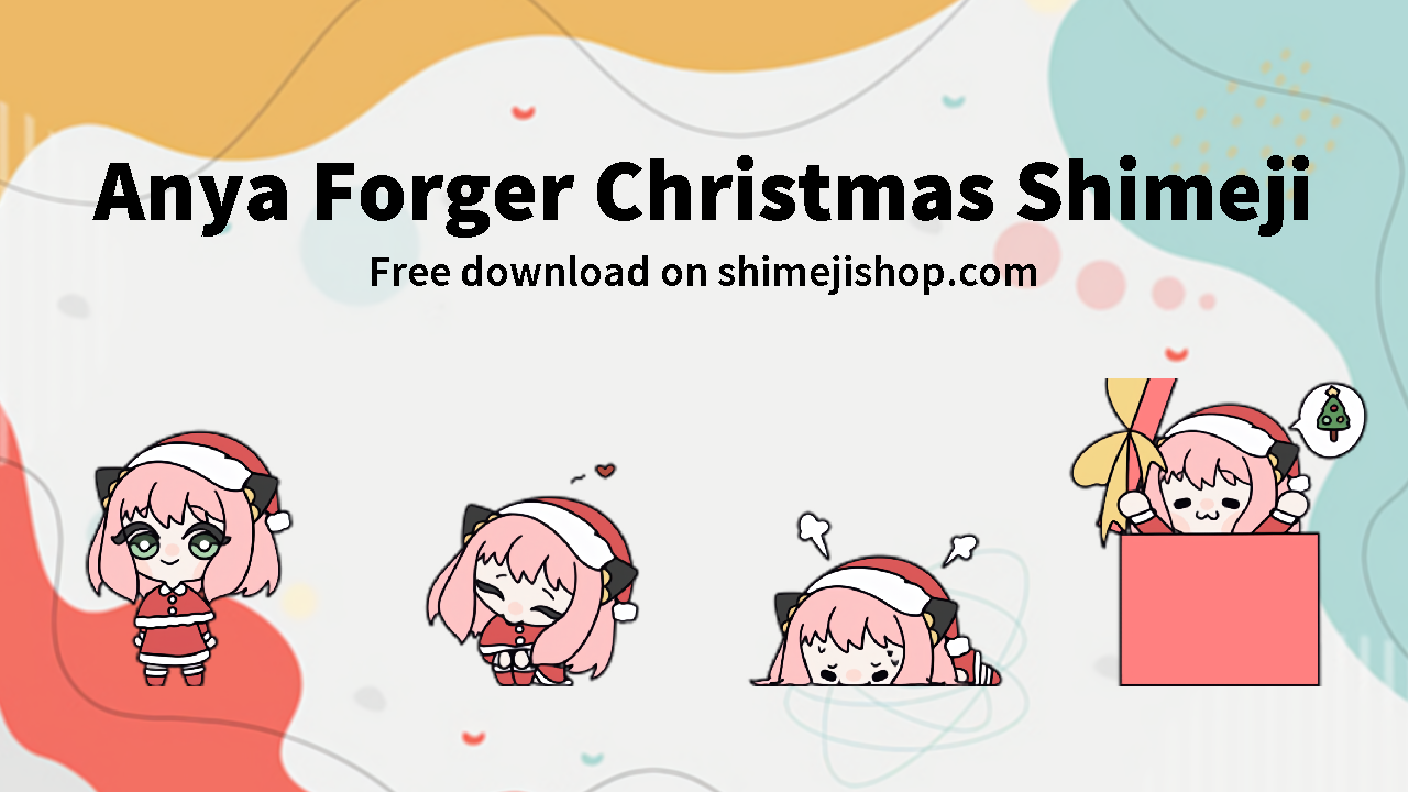 Anya Forger Christmas Shimeji Cover