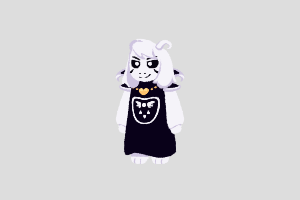 Asriel Shimeji featured image – free desktop pet from Deltarune
