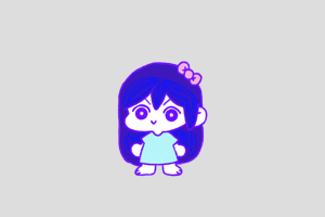 Aubrey Shimeji featured image – free desktop pet from Omori