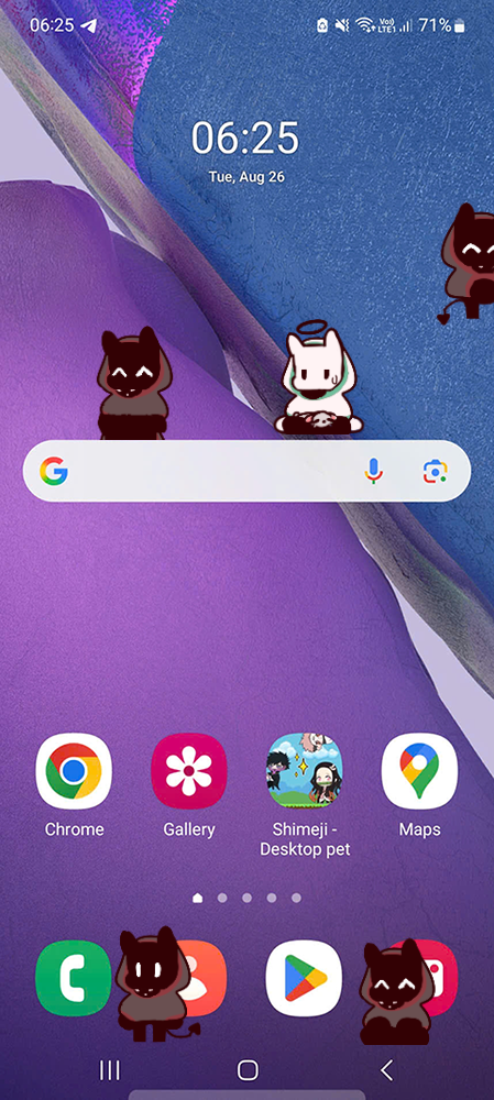 BadBoyHalo Shimeji on Mobile