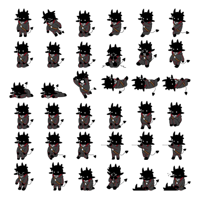 BadBoyHalo Shimeji Sprite Preview