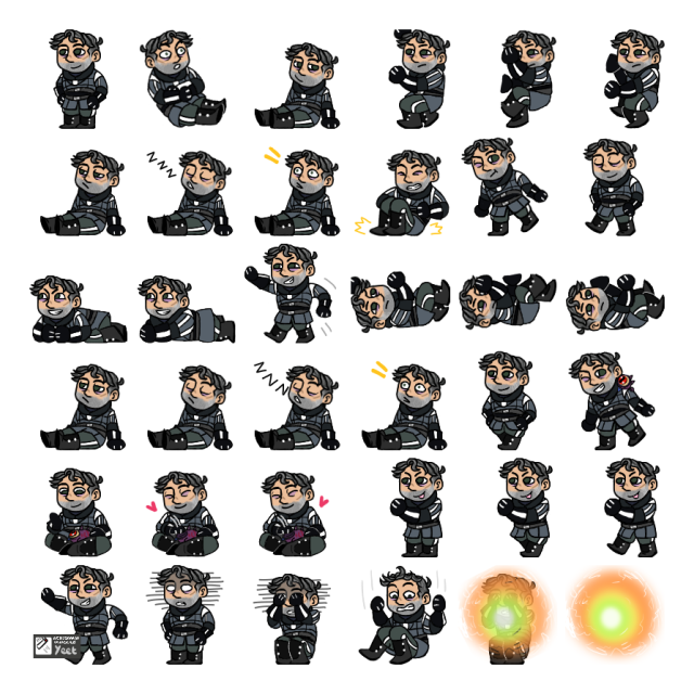 Barney Shimeji Sprite Preview