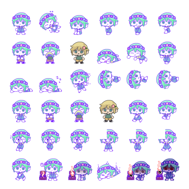 Basil Shimeji Sprite Preview