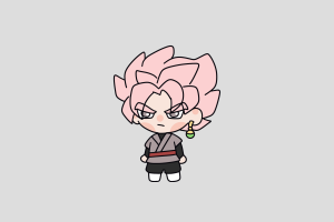 Black Goku Shimeji featured image – free desktop pet from Dragon Ball