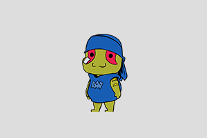 Blue Boy Leo Shimeji featured image – free desktop pet from Teenage Mutant Ninja Turtles