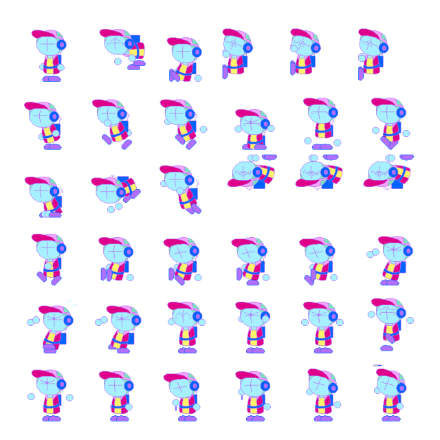 Bluemos Shimeji Sprite Preview