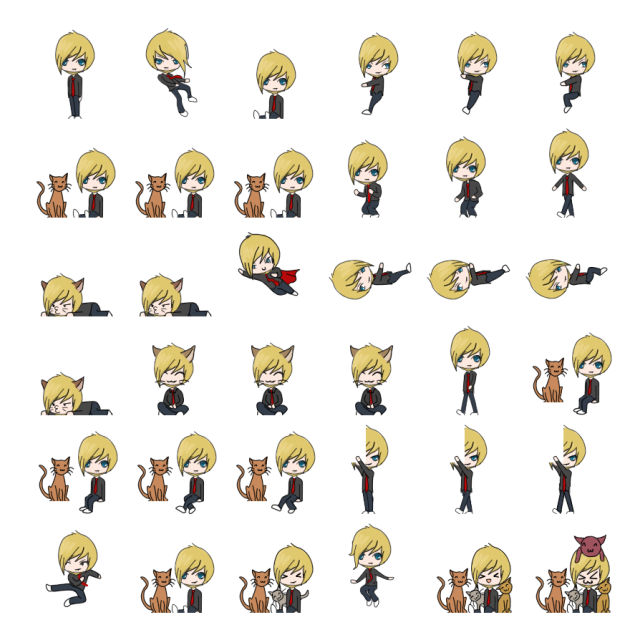 Bob Bryar Shimeji Sprite Preview
