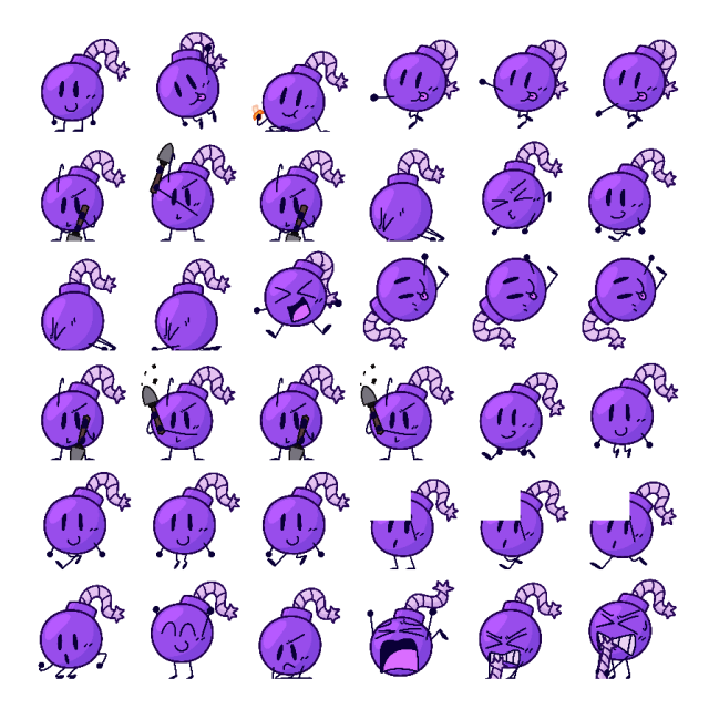 Bomb Shimeji Sprite Preview