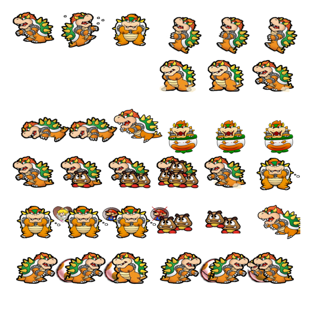 Bowser Shimeji Sprite Preview