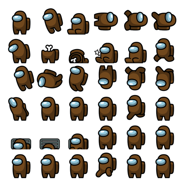 Brown Shimeji Sprite Preview