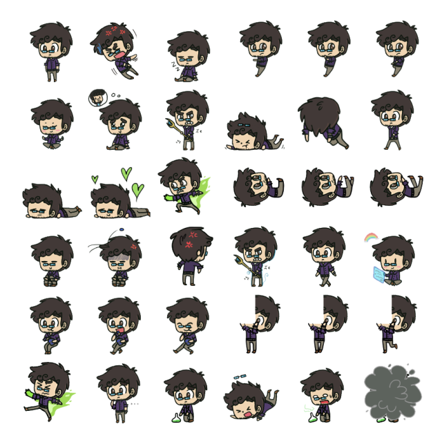 Bruce Banner Shimeji Sprite Preview