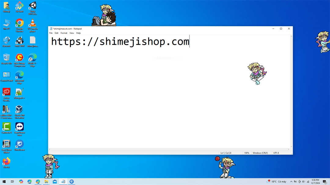 Caesar Zeppeli Shimeji on Desktop