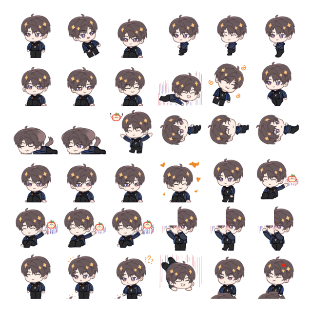 Caleb Shimeji Sprite Preview