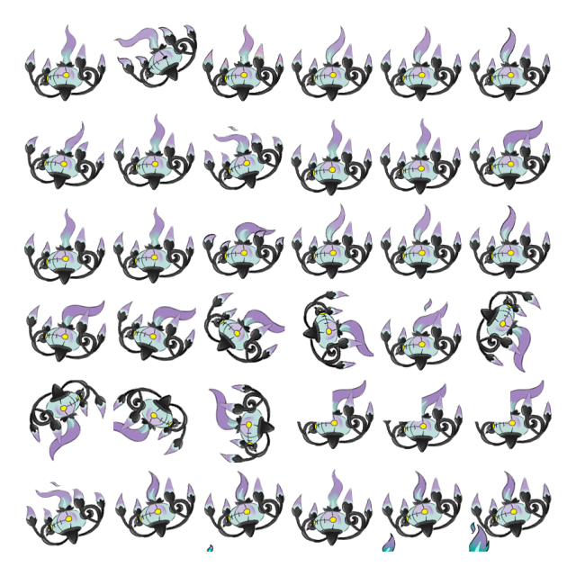 Chandelure Shimeji Sprite Preview