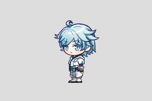 Chongyun Shimeji featured image – free desktop pet from Genshin Impact
