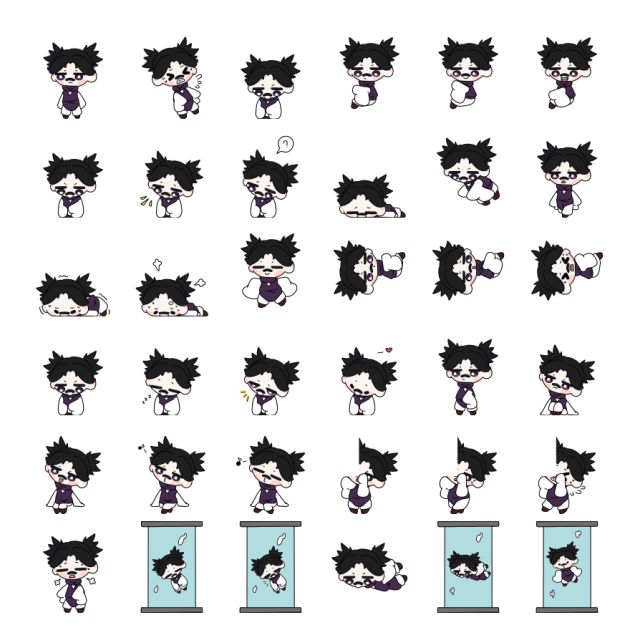 Choso Shimeji Sprite Preview