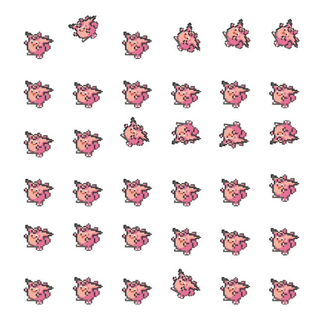 Clefable Shimeji Sprite Preview