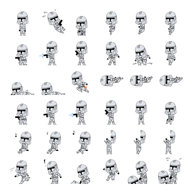 Clone Trooper (II) Shimeji Sprite Preview