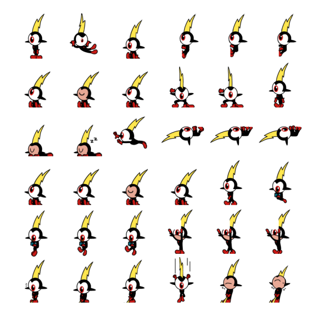 Commander Peepers Shimeji Sprite Preview