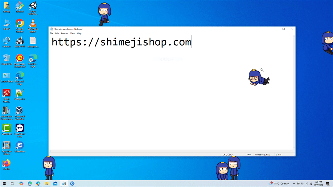 Craig Tucker Shimeji on Desktop