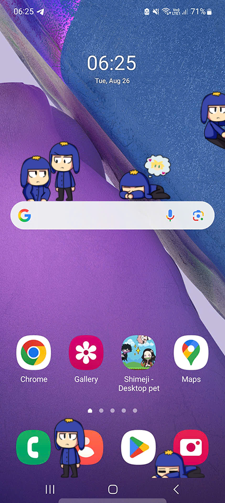 Craig Tucker Shimeji on Mobile