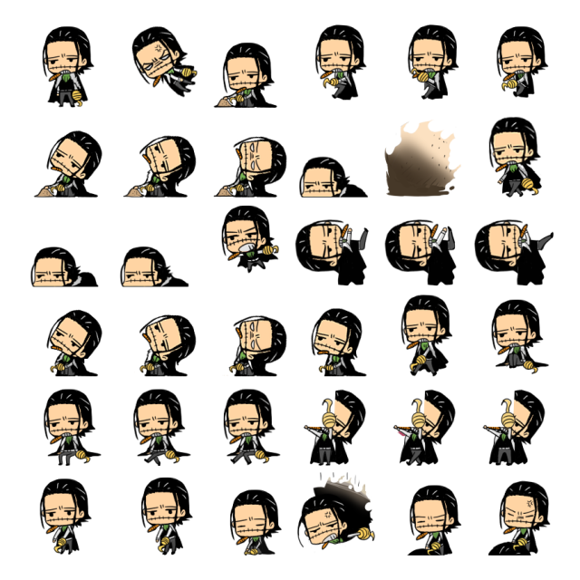 Croc Shimeji Sprite Preview