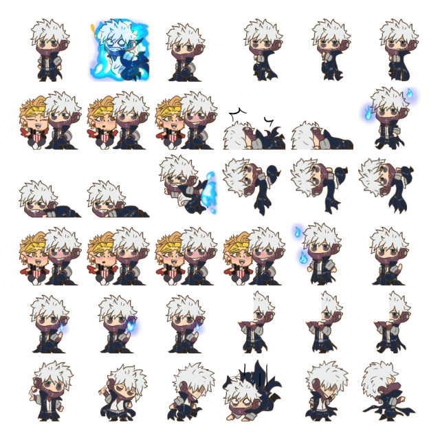 Dabi Shimeji Sprite Preview