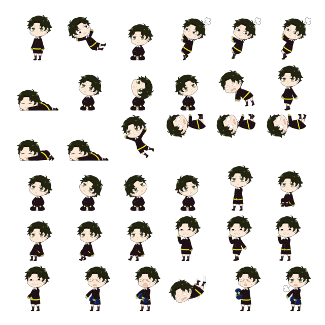 Damian Desmond Shimeji Sprite Preview
