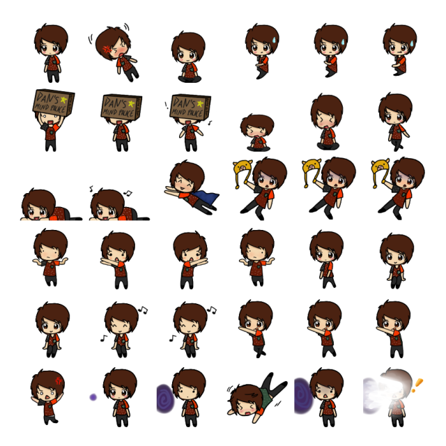 Daniel howell Shimeji Sprite Preview