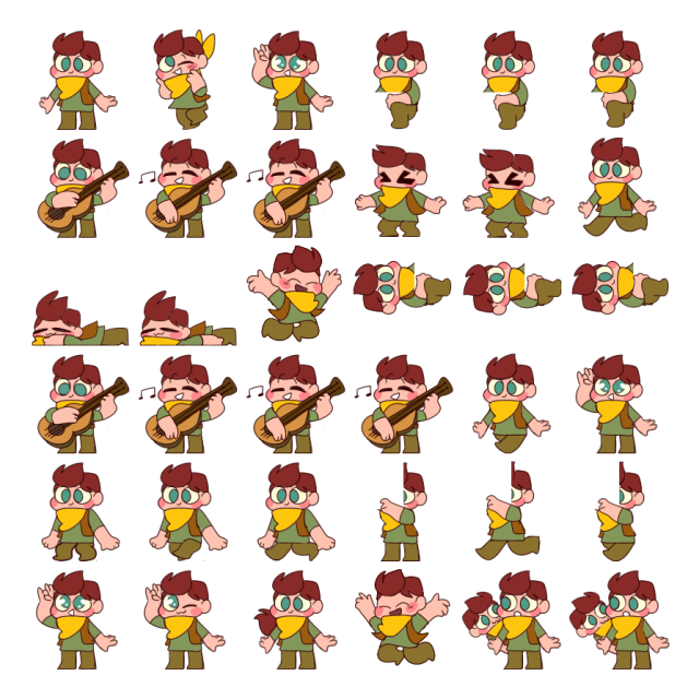 David Shimeji Sprite Preview