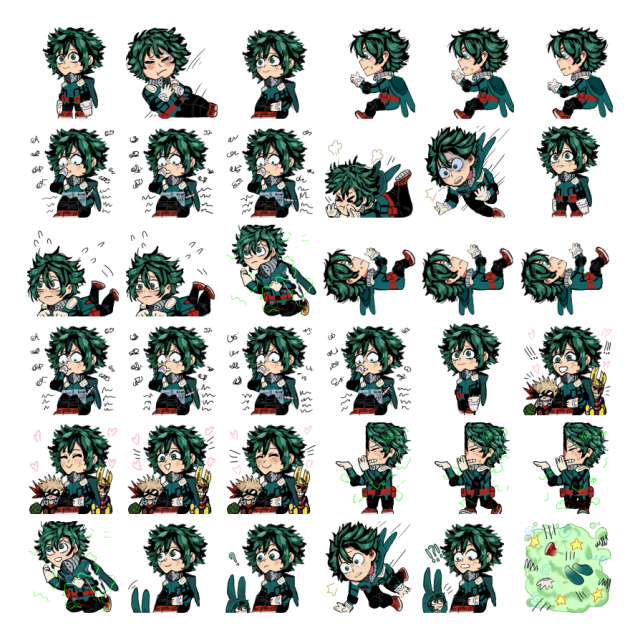 Deku Shimeji Sprite Preview