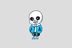 Dusty Sansy Shimeji featured image – free desktop pet from Undertale