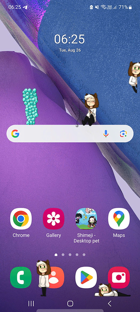 El Rubius Shimeji on Mobile