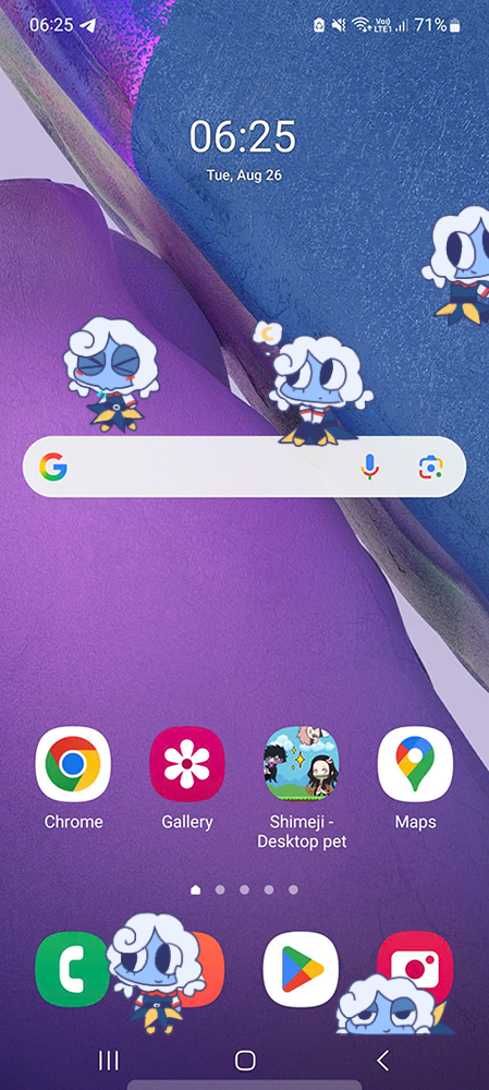Elnina Shimeji on Mobile