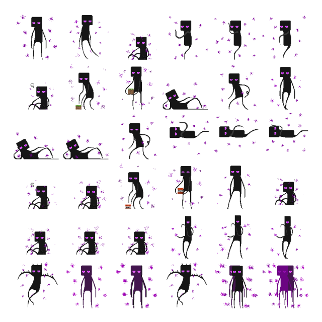 Enderman Shimeji Sprite Preview