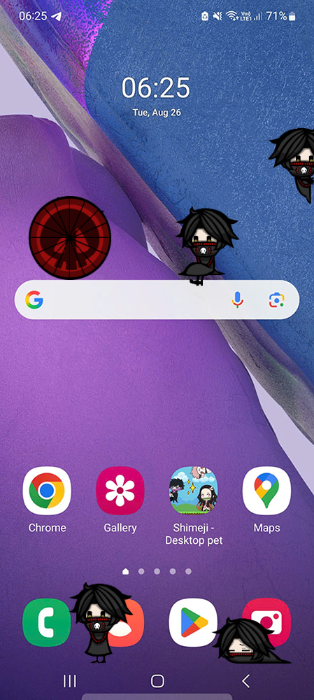 Feitan Portor Shimeji on Mobile